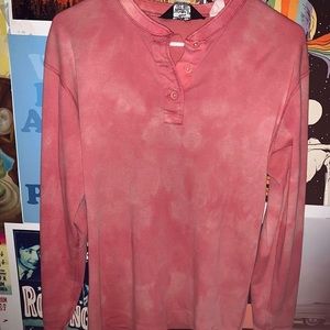 Tie Dye Henley Top